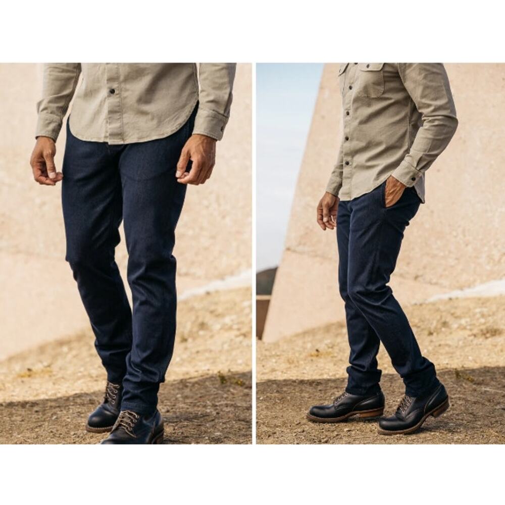 Kato By Hiroshi Kato The Axe Slim Chino Pants In Navy Size 31 Selvedge Denim